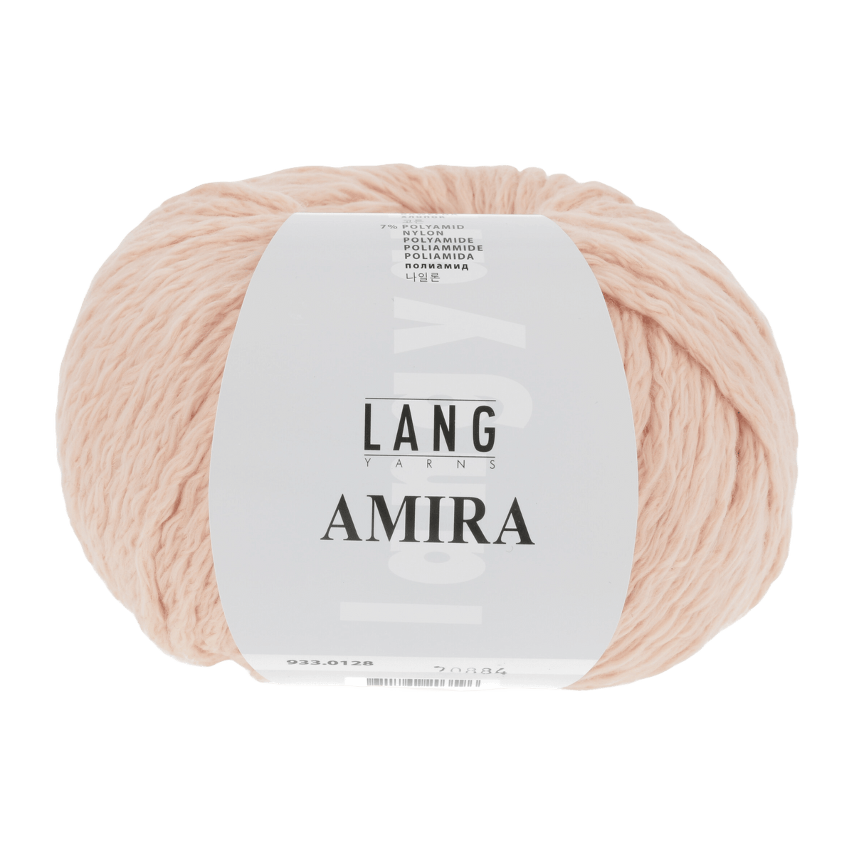 Lang Yarns Knitting Pattern Small-Medium - 6 balls / light salmon 933.0128 NARA Slipover Pattern Bundle in Amira by LANGYARNS | Fatto a Mano 284-004