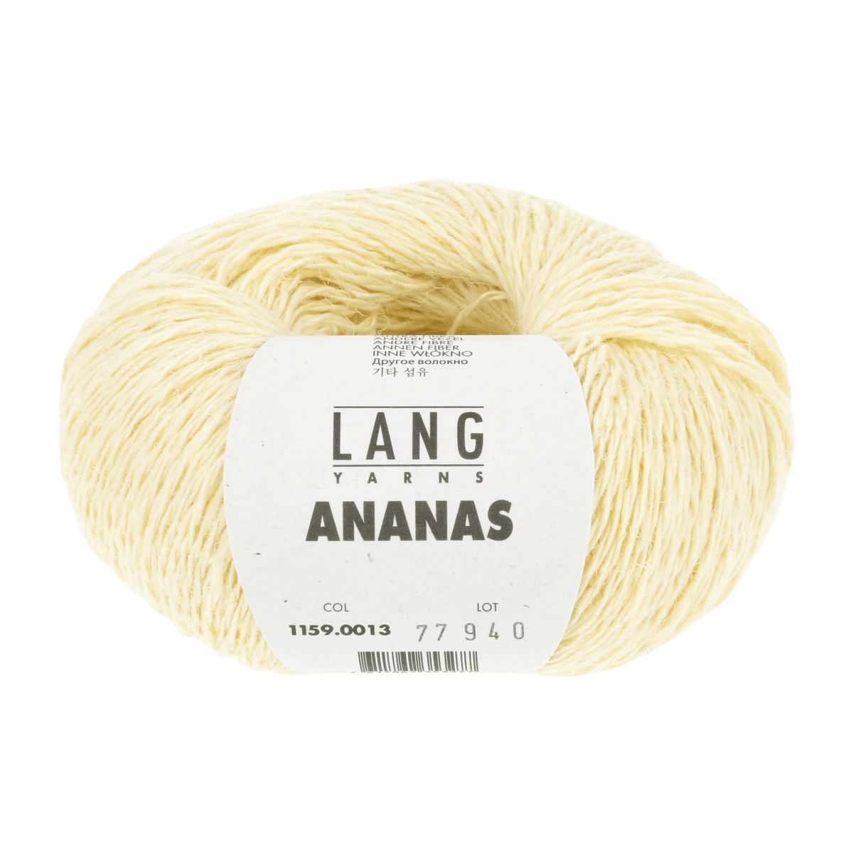 Lang Yarns Knitting Pattern Small-Medium - 6 balls / light yellow 1159.0013 BENIKO Cardigan Pattern Bundle in Ananas by LANGYARNS | Fatto a Mano 284-027
