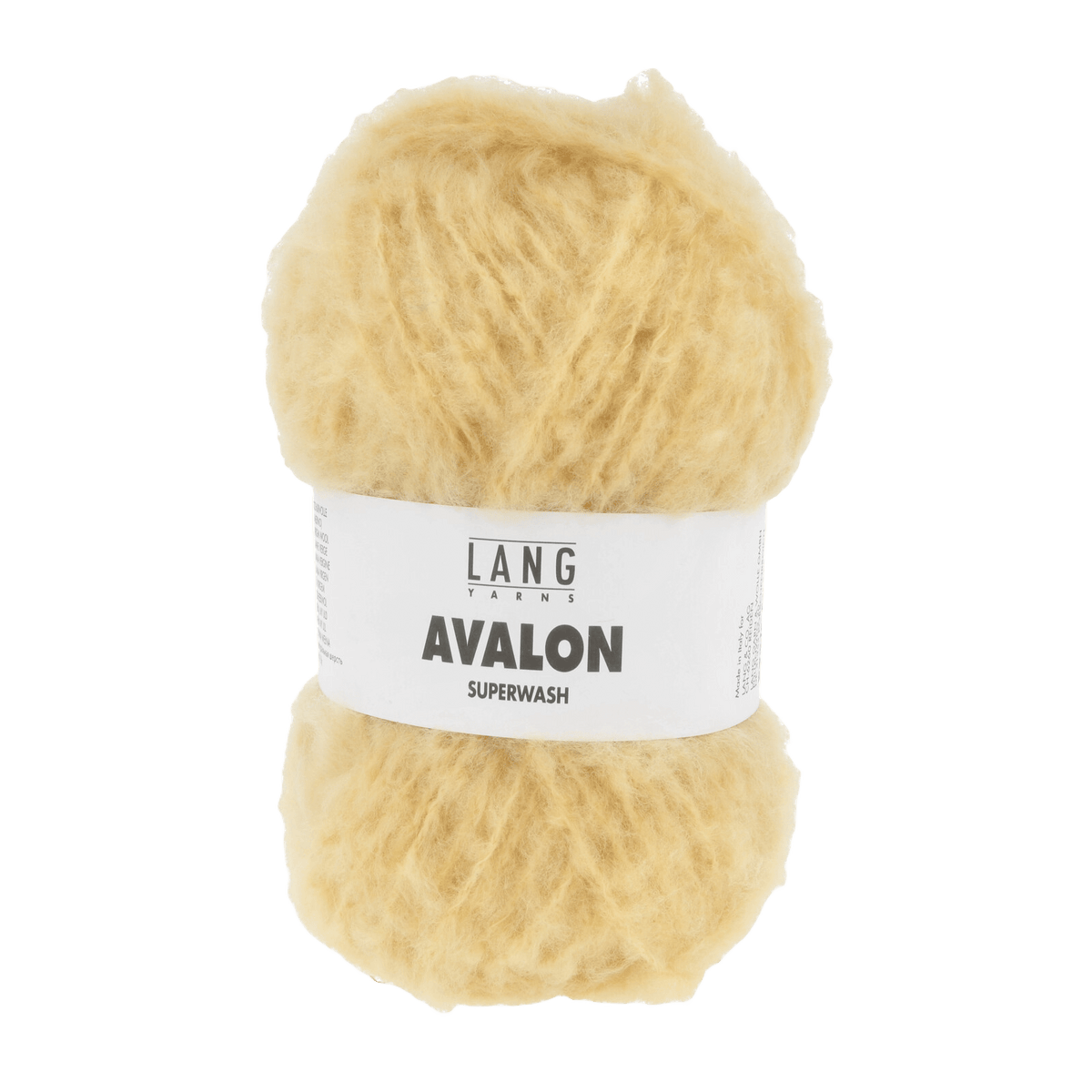 Lang Yarns Knitting Pattern Small-Medium - 6 balls / light yellow 1171.0013 JENNA Cardigan Pattern Bundle in Avalon by LANGYARNS | Fatto a Mano 286-017