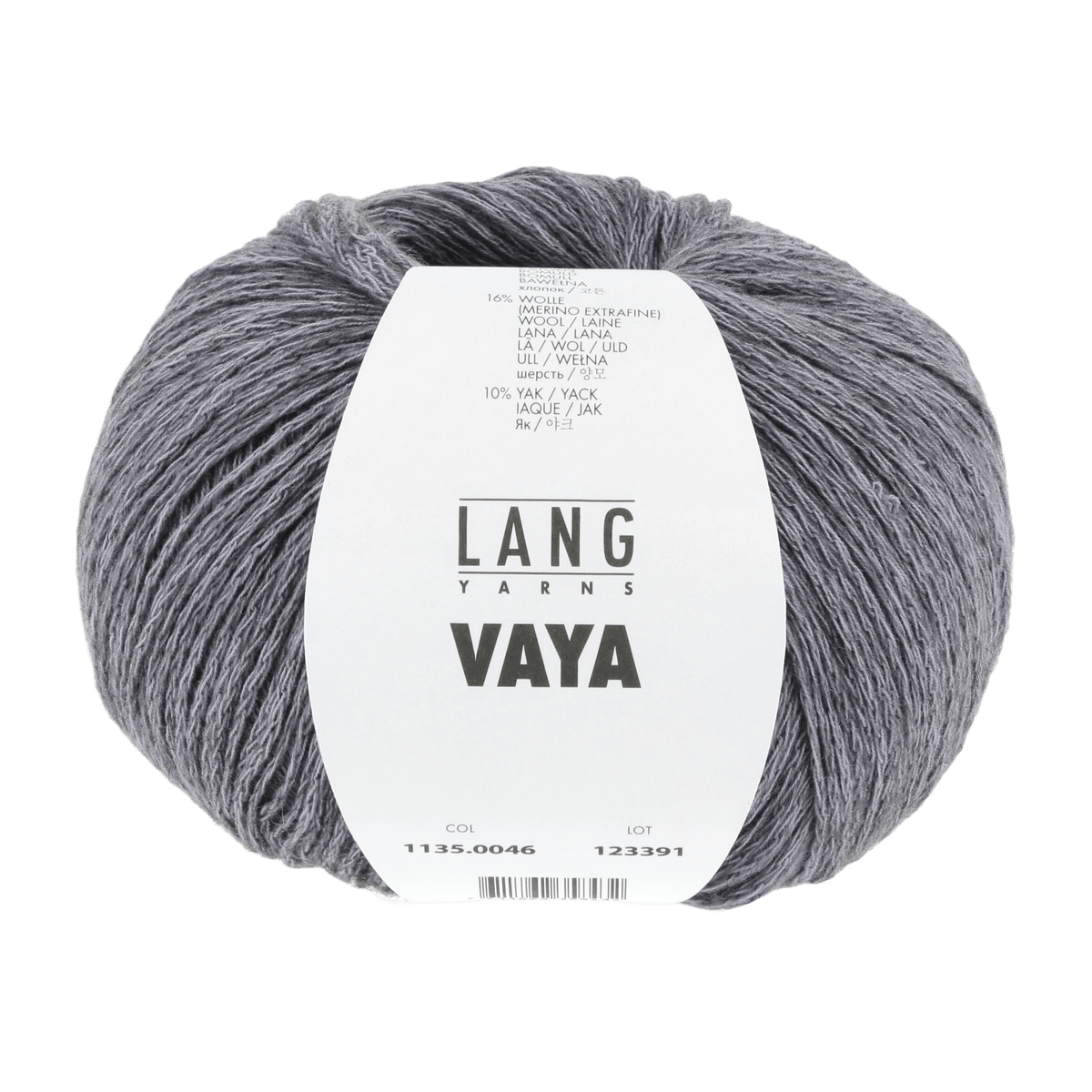 Lang Yarns Knitting Pattern Small-Medium - 6 balls / lilac 1135.0046 LEXI Sweater Pattern Bundle in Vaya by LANGYARNS | Fatto a Mano 284-056