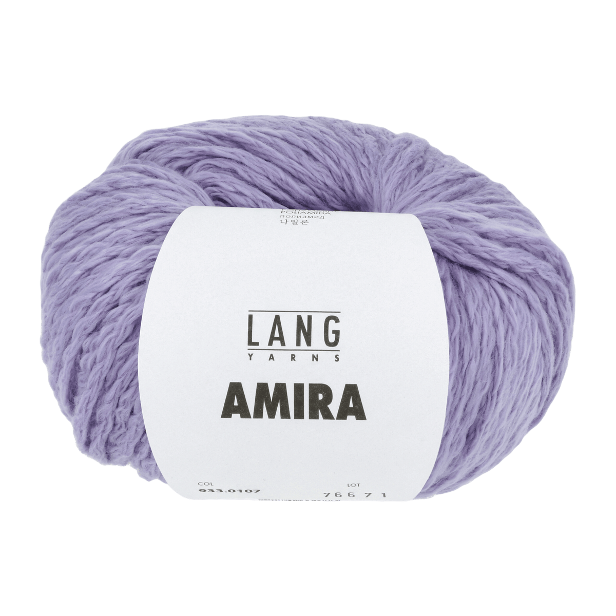 Lang Yarns Knitting Pattern Small-Medium - 6 balls / lilac 933.0107 MINNA Slipover Pattern Bundle in Amira by LANGYARNS | Fatto a Mano 284-050