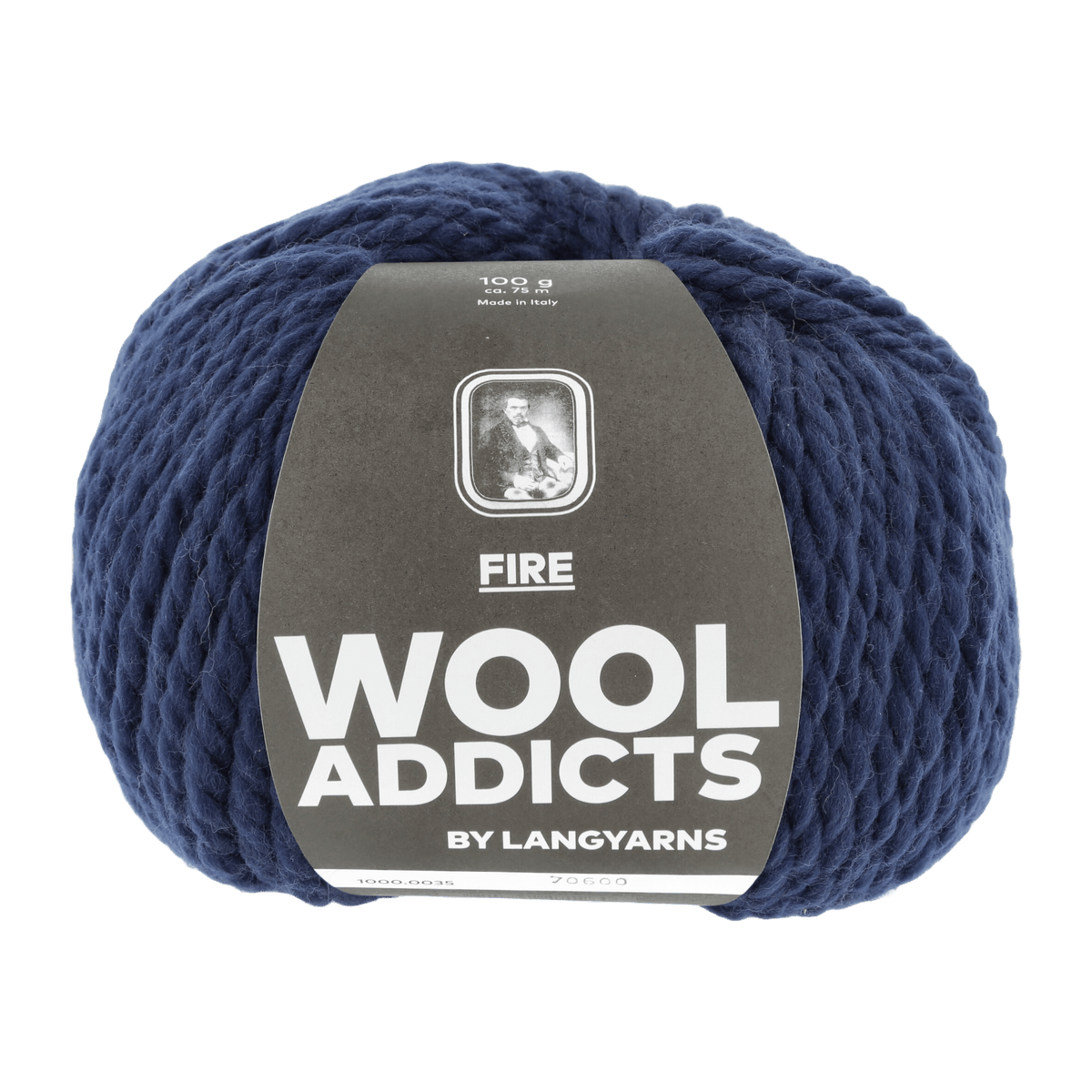 Lang Yarns Knitting Pattern Small-Medium - 6 balls / NAVY 1000.0035 AT CROSSROADS Slipover Pattern Bundle in Fire by LANGYARNS | WOOLADDICTS #15-039
