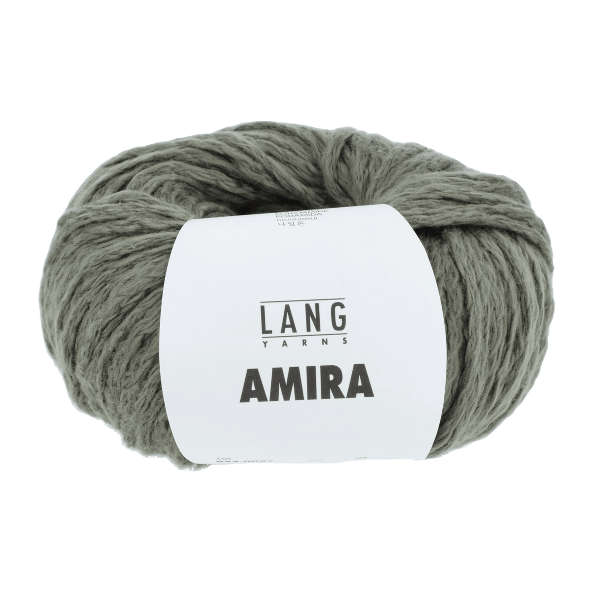 Lang Yarns Knitting Pattern Small-Medium - 6 balls / olive 933.0097 NARA Slipover Pattern Bundle in Amira by LANGYARNS | Fatto a Mano 284-004