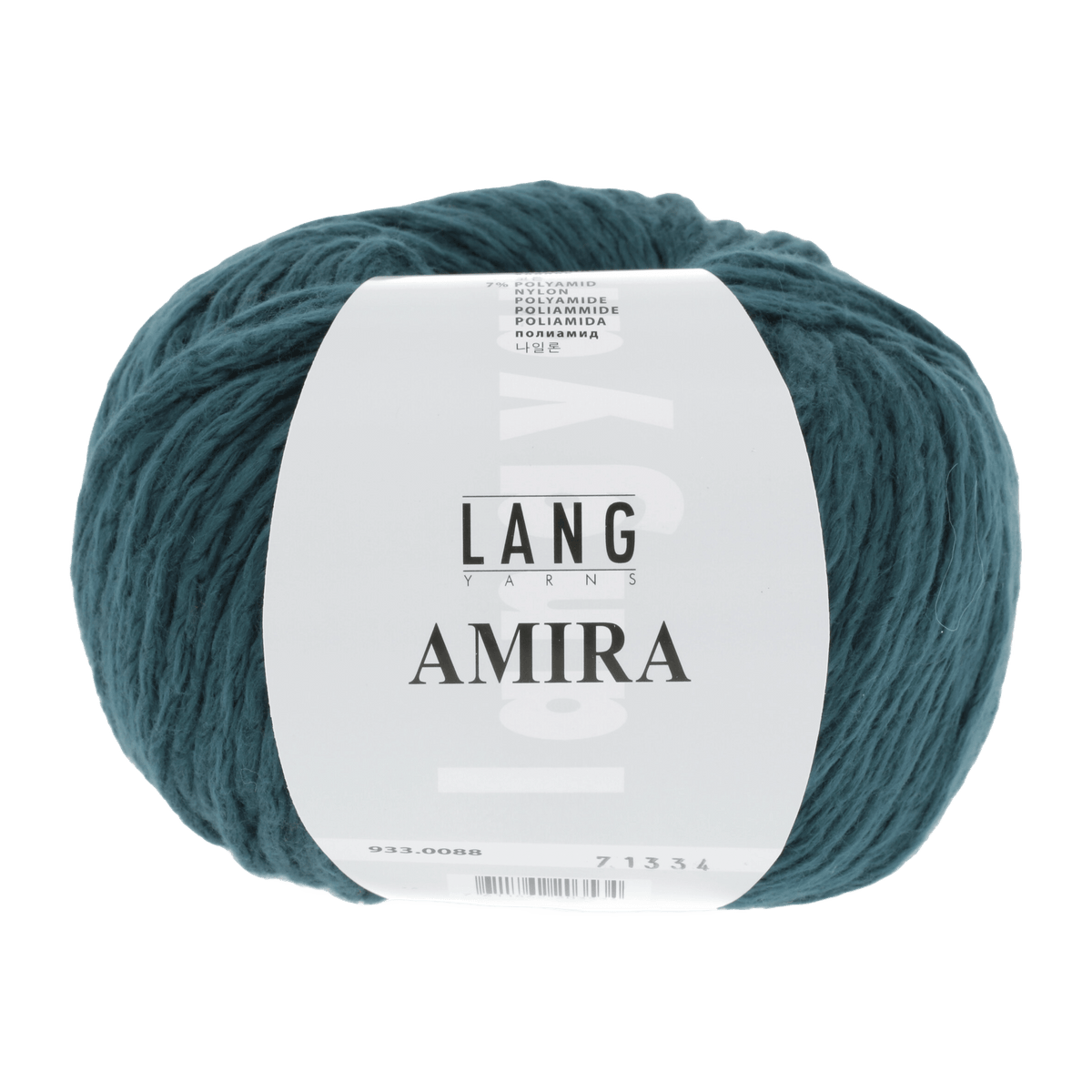 Lang Yarns Knitting Pattern Small-Medium - 6 balls / petrol 933.0088 MINNA Slipover Pattern Bundle in Amira by LANGYARNS | Fatto a Mano 284-050