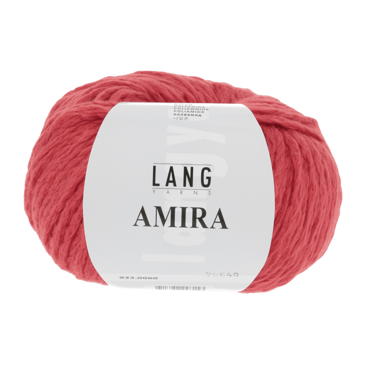 Lang Yarns Knitting Pattern Small-Medium - 6 balls / red 933.0060 MINNA Slipover Pattern Bundle in Amira by LANGYARNS | Fatto a Mano 284-050