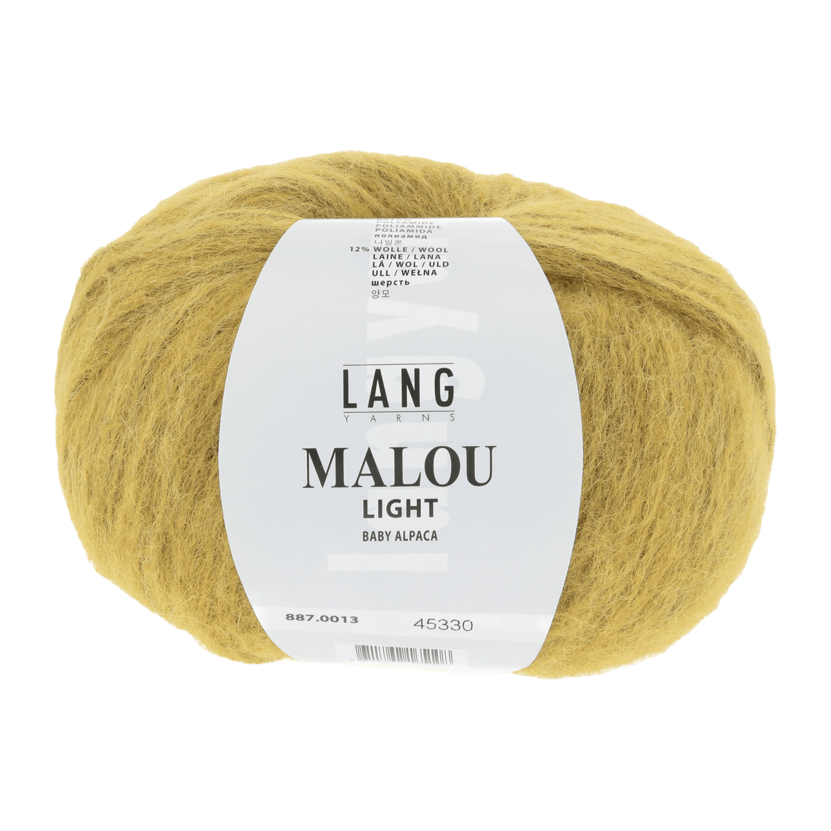 Lang Yarns Knitting Pattern Small-Medium - 6 balls / sun yellow 887.0013 BECCY Slipover Pattern Bundle in Malou light by LANGYARNS | Fatto a Mano 286-053