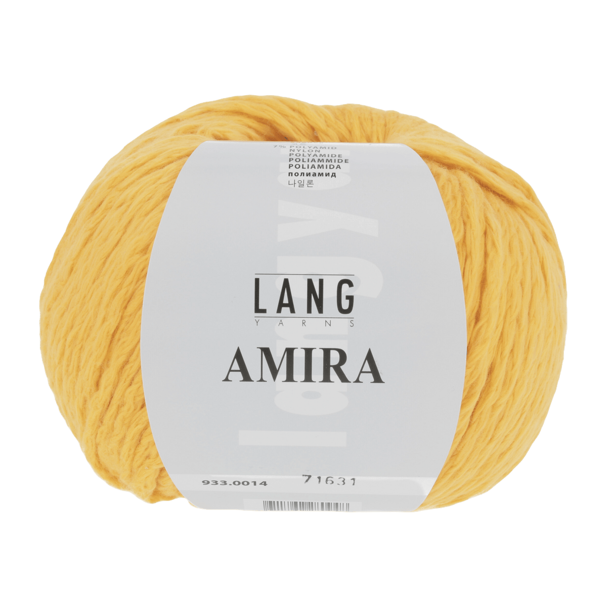 Lang Yarns Knitting Pattern Small-Medium - 6 balls / sun yellow 933.0014 MINNA Slipover Pattern Bundle in Amira by LANGYARNS | Fatto a Mano 284-050