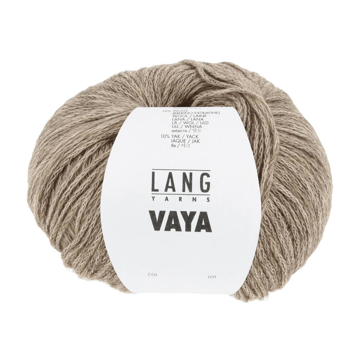 Lang Yarns Knitting Pattern Small-Medium - 7 balls / beige 1135.0026 MELISSA Sweater Pattern Bundle in Vaya by LANGYARNS | Fatto a Mano 280-021