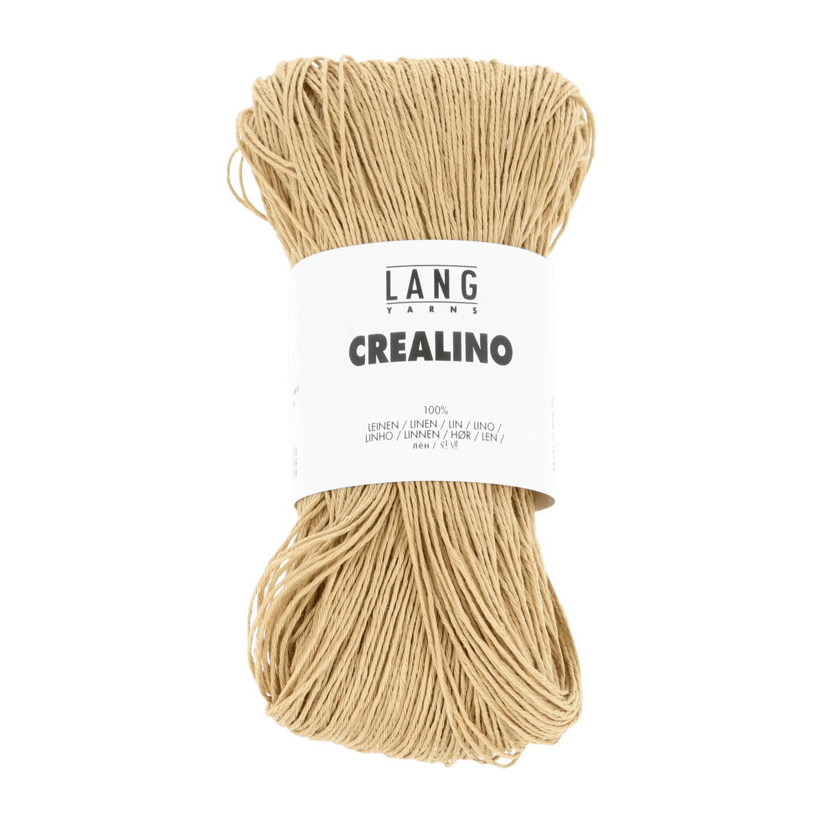 Lang Yarns Knitting Pattern Small-Medium - 7 balls / camel 1089.0039 NELE Jacket Pattern Bundle in Crealino by LANGYARNS | Fatto a Mano 280-051