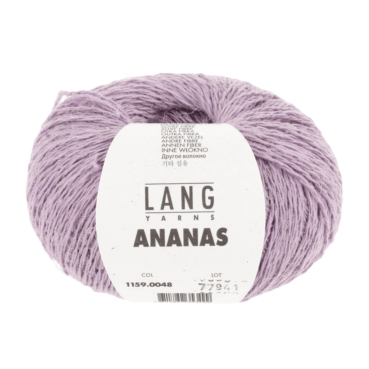 Lang Yarns Knitting Pattern Small-Medium - 7 balls / dusky pink 1159.0048 TARANEH Sweater Pattern Bundle in Ananas by LANGYARNS | Fatto a Mano 284-020