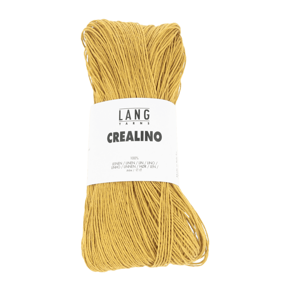 Lang Yarns Knitting Pattern Small-Medium - 7 balls / gold 1089.0050 NELE Jacket Pattern Bundle in Crealino by LANGYARNS | Fatto a Mano 280-051