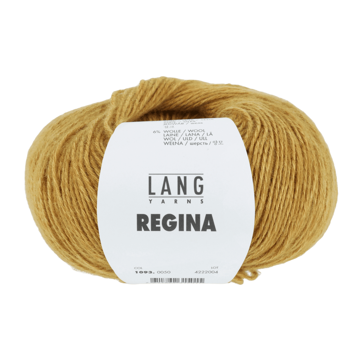 Lang Yarns Knitting Pattern Small-Medium - 7 balls / gold 1093.0050 NAIMA Sweater Pattern Bundle in Regina by LANGYARNS | Fatto a Mano 284-066