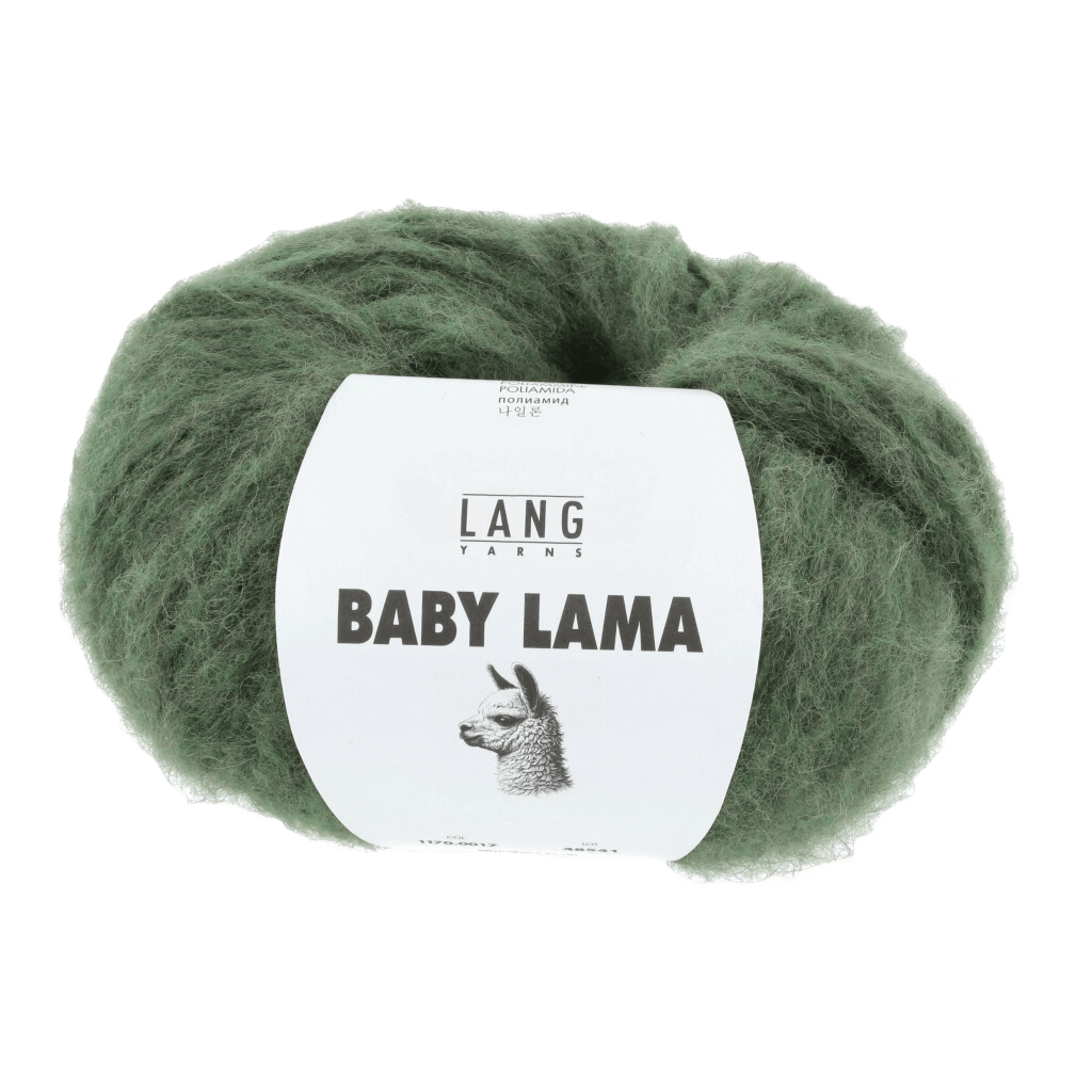Lang Yarns Knitting Pattern Small-Medium - 7 balls / GRÜN 1170.0017 ELOISE Short Jacket Top Down Pattern Bundle in Baby Lama by LANGYARNS | Punto 089