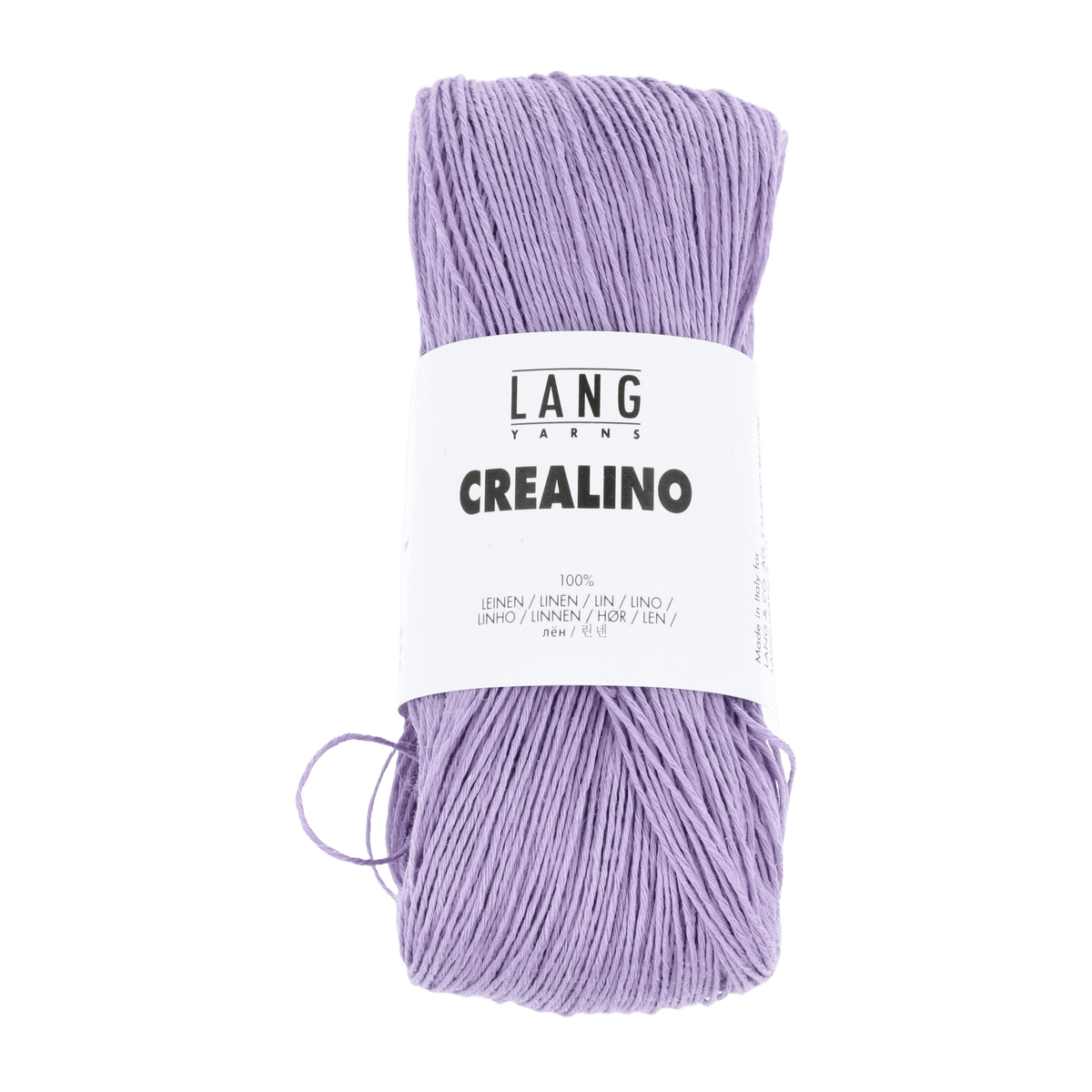 Lang Yarns Knitting Pattern Small-Medium - 7 balls / light lilac 1089.0007 NELE Jacket Pattern Bundle in Crealino by LANGYARNS | Fatto a Mano 280-051