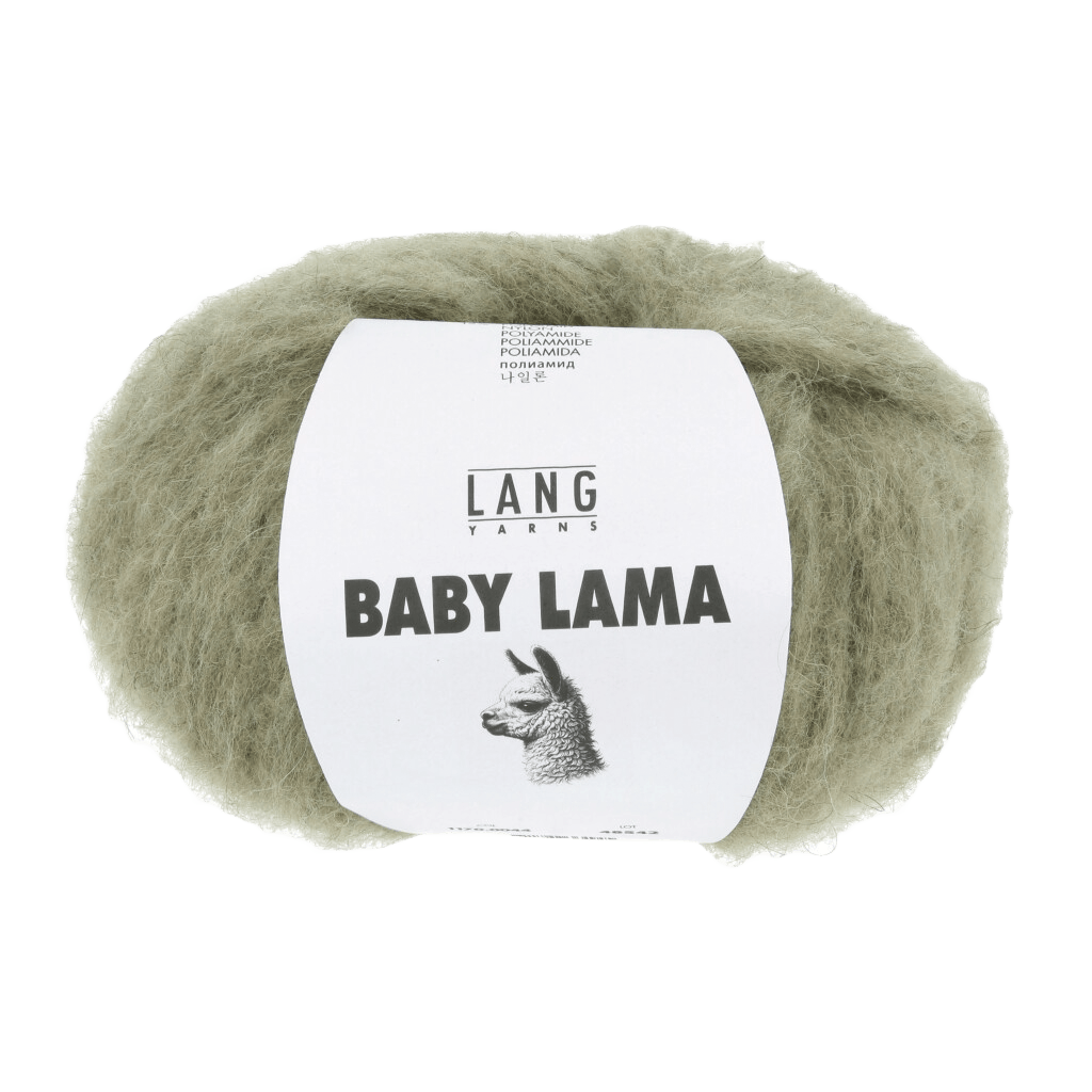 Lang Yarns Knitting Pattern Small-Medium - 7 balls / LIME 1170.0044 ELOISE Short Jacket Top Down Pattern Bundle in Baby Lama by LANGYARNS | Punto 089