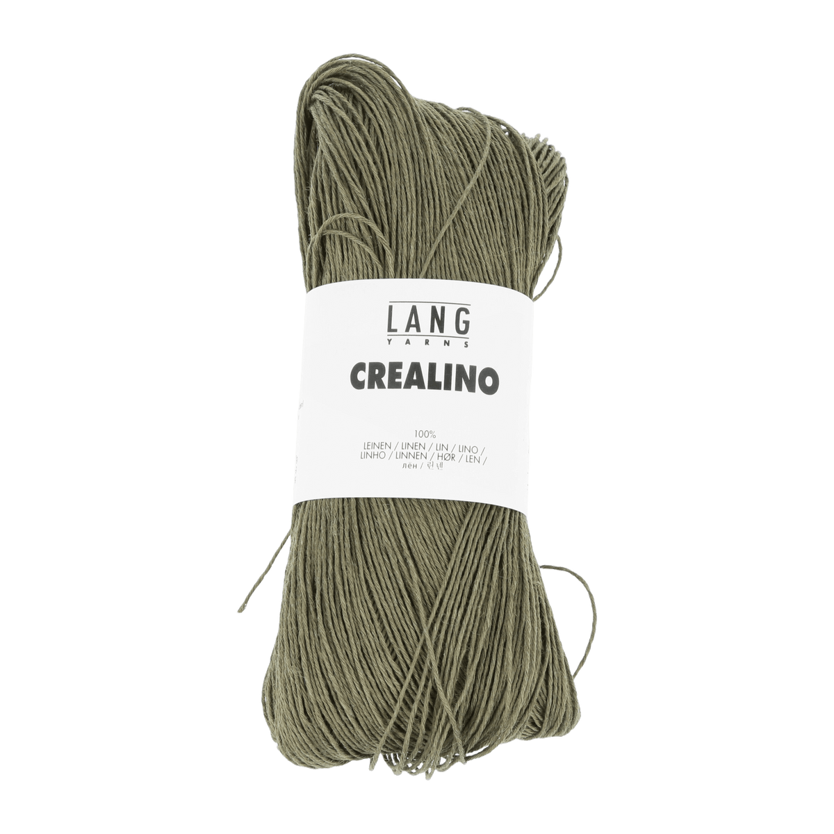 Lang Yarns Knitting Pattern Small-Medium - 7 balls / olive 1089.0098 NELE Jacket Pattern Bundle in Crealino by LANGYARNS | Fatto a Mano 280-051
