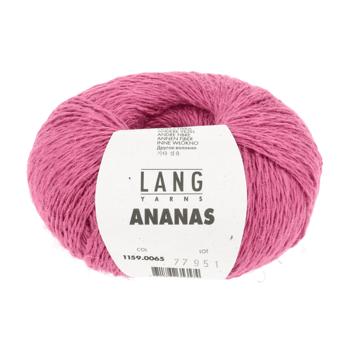 Lang Yarns Knitting Pattern Small-Medium - 7 balls / pink 1159.0065 NELLNA Sweater Pattern Bundle in Ananas by LANGYARNS | Fatto a Mano 284-025