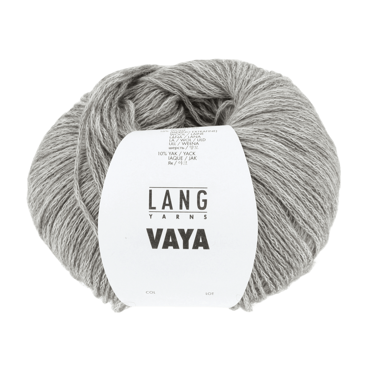 Lang Yarns Knitting Pattern Small-Medium - 7 balls / silver 1135.0023 ODA Sweater Pattern Bundle in Vaya by LANGYARNS | Fatto a Mano 280-026