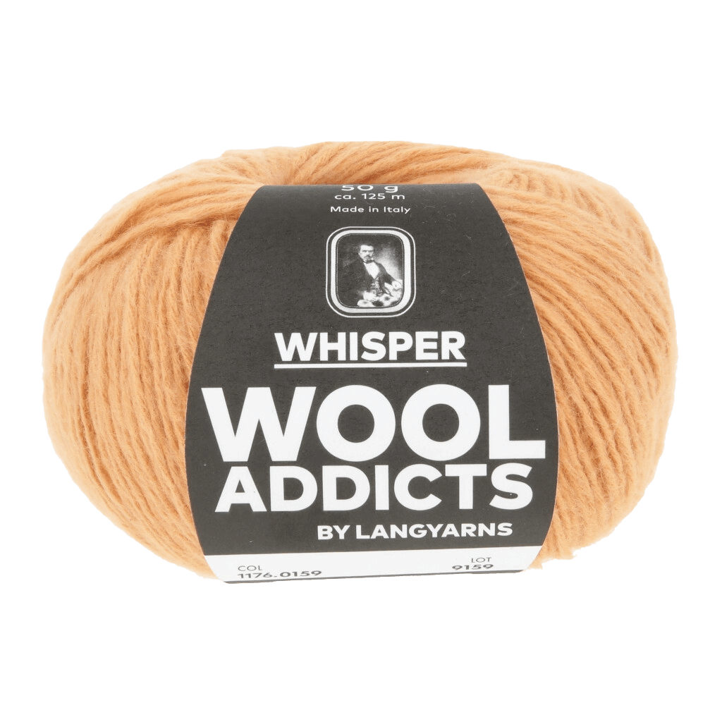 Lang Yarns Knitting Pattern Small-Medium - 7 balls / TANGERINE 1176.0159 CELEBRATION Topdown Short sleeved top Pattern Bundle in Whisper by LANGYARNS | WOOLADDICTS #16-013