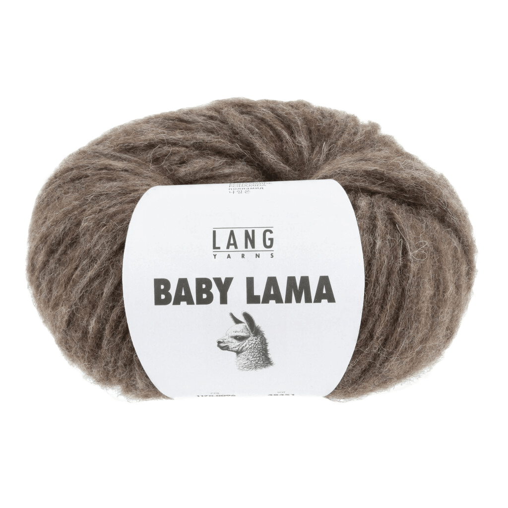 Lang Yarns Knitting Pattern Small-Medium - 8 balls / BLASSBRAUN 1170.0096 RAMON Men's Sweater Top Down Pattern Bundle in Baby Lama by LANGYARNS | Punto 089
