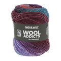 Lang Yarns Knitting Pattern Small-Medium - 8 balls / BORDEAUX/PETROL/VIOLET 1146.0007 SUNNY SMILES Sweater Pattern Bundle in Move 6ply by LANGYARNS | Punto 86-007