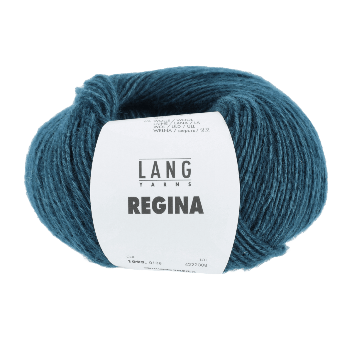 Lang Yarns Knitting Pattern Small-Medium - 8 balls / dark petrol 1093.0188 YEMINA Cardigan Pattern Bundle in Regina by LANGYARNS | Fatto a Mano 284-051