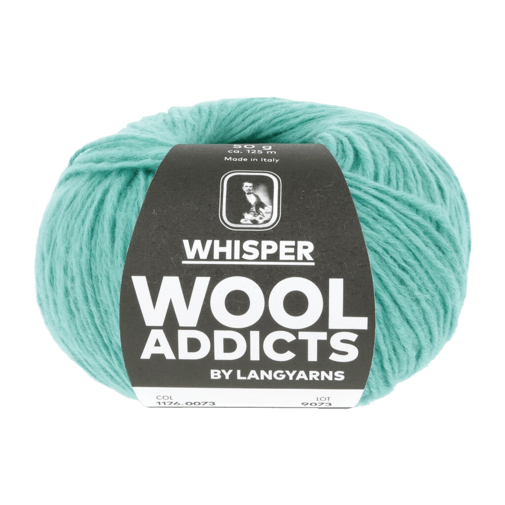 Lang Yarns Knitting Pattern Small-Medium - 8 balls / EMERALD 1176.0073 SILENT TIME Topdown Cardigan Pattern Bundle in Whisper by LANGYARNS | WOOLADDICTS #16-002