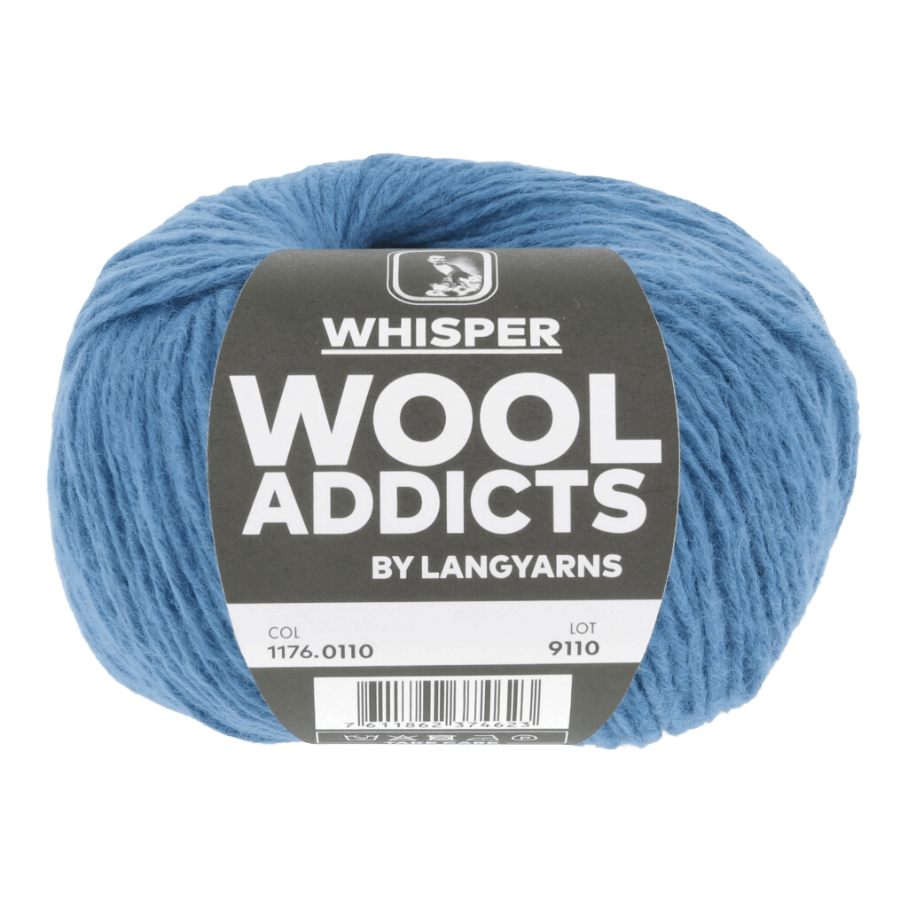 Lang Yarns Knitting Pattern Small-Medium - 8 balls / LAGOON 1176.0110 SILENT TIME Topdown Cardigan Pattern Bundle in Whisper by LANGYARNS | WOOLADDICTS #16-002