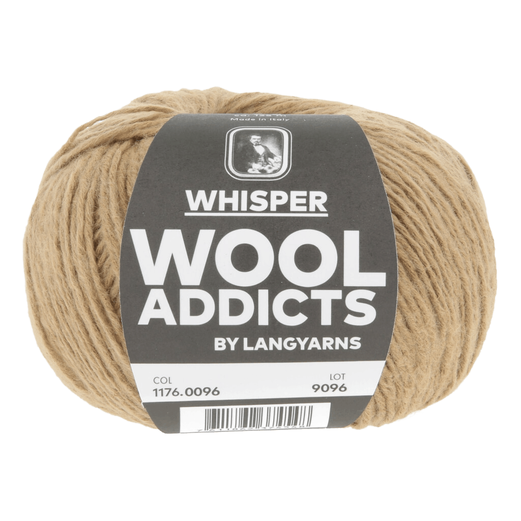 Lang Yarns Knitting Pattern Small-Medium - 8 balls / LIGHT BROWN 1176.0096 SILENT TIME Topdown Cardigan Pattern Bundle in Whisper by LANGYARNS | WOOLADDICTS #16-002