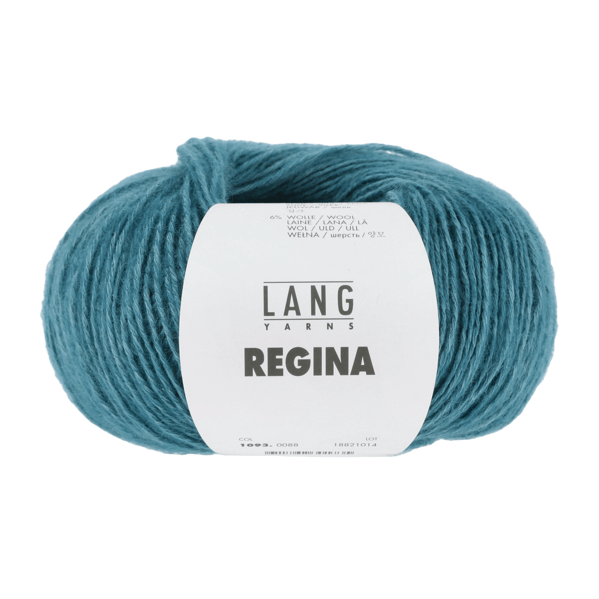 Lang Yarns Knitting Pattern Small-Medium - 8 balls / ocean 1093.0088 YASMINE Sweater Pattern Bundle in Regina by LANGYARNS | Fatto a Mano 286-023