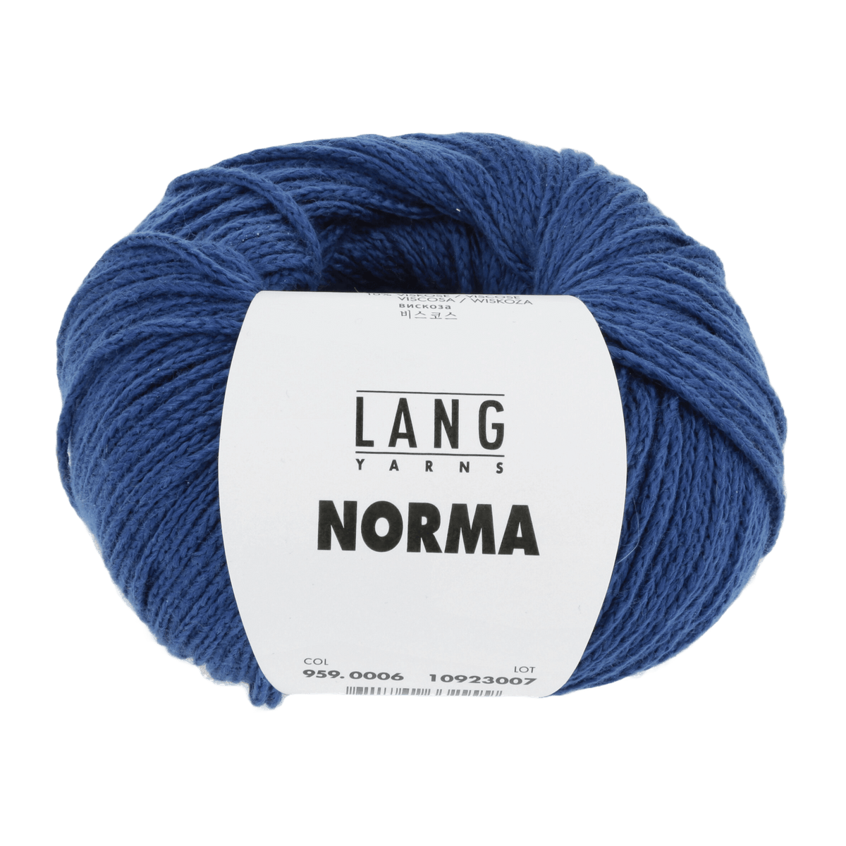 Lang Yarns Knitting Pattern Small-Medium - 8 balls / royal 959.0006 BERIT Sweater Pattern Bundle in Norma by LANGYARNS | Fatto a Mano 284-006