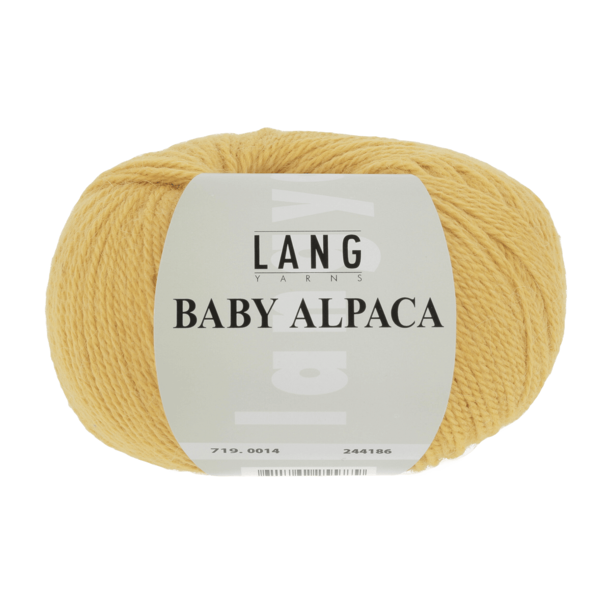 Lang Yarns Knitting Pattern Small-Medium - 8 balls / yellow 719.0014 PILAR Cardigan Pattern Bundle in Baby Alpaca by LANGYARNS | Fatto a Mano 286-019