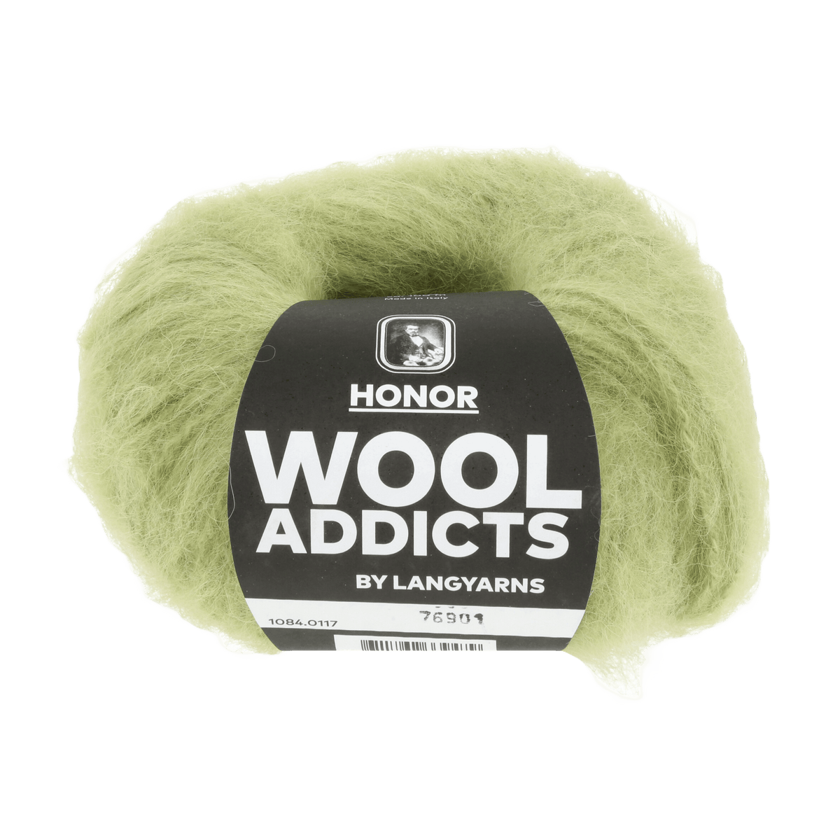 Lang Yarns Knitting Pattern Small-Medium - 9 balls / KALE 1084.0117 SOFT EXHALE Sweater Pattern Bundle in Honor by LANGYARNS | WOOLADDICTS #15-006