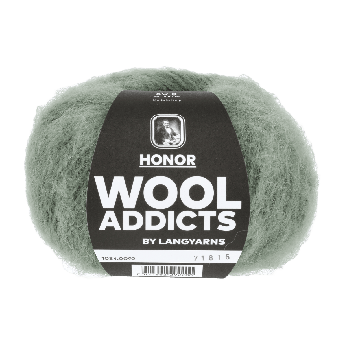 Lang Yarns Knitting Pattern Small-Medium - 9 balls / SAGE 1084.0092 SOFT EXHALE Sweater Pattern Bundle in Honor by LANGYARNS | WOOLADDICTS #15-006