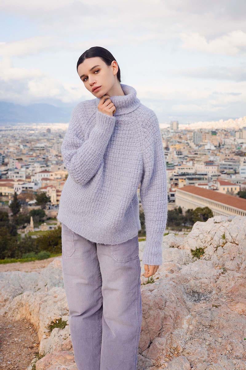 Lang Yarns Knitting Pattern SOFT EXHALE Sweater Pattern Bundle in Honor by LANGYARNS | WOOLADDICTS #15-006