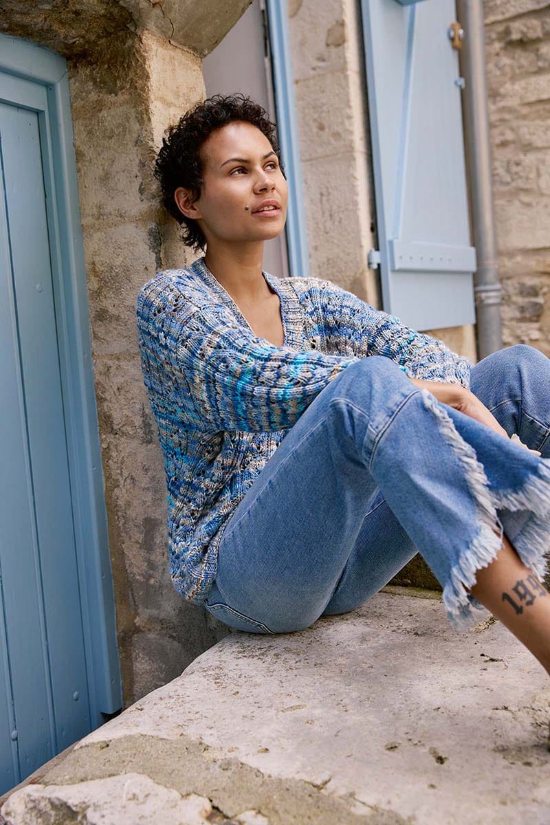 Lang Yarns Knitting Pattern SOLE Sweater Pattern Bundle in Lisboa by LANGYARNS | Punto 82-010