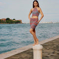 Lang Yarns Knitting Pattern SONG OF THE SEA Skirt Pattern Bundle in Footprints by LANGYARNS | WOOLADDICTS #16-021