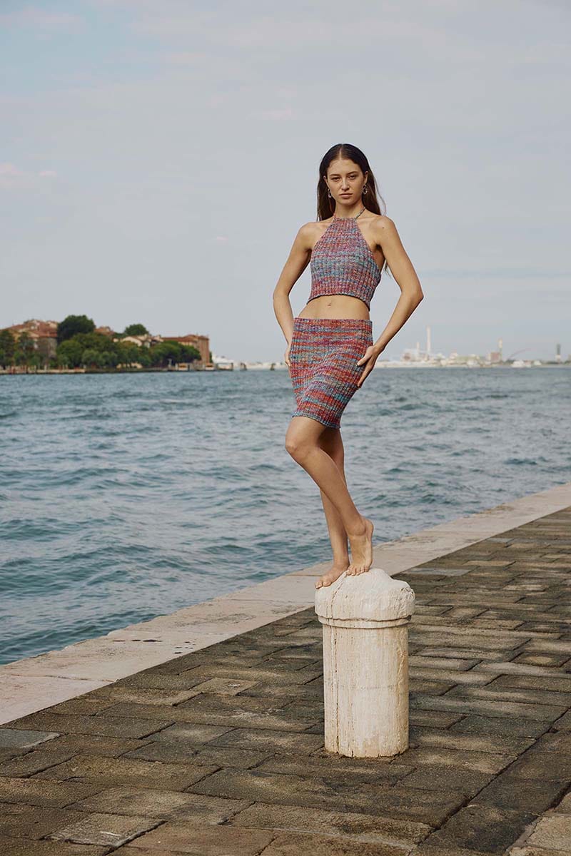 Lang Yarns Knitting Pattern SONG OF THE SEA Skirt Pattern Bundle in Footprints by LANGYARNS | WOOLADDICTS #16-021