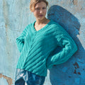 Lang Yarns Knitting Pattern STRONG MINDSET Sweater Pattern Bundle in GLORY by LANGYARNS | WOOLADDICTS #11-028