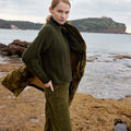 Lang Yarns Knitting Pattern STRONG ROOTS Sweater Pattern Bundle in Promise by LANGYARNS | WOOLADDICTS #15-035