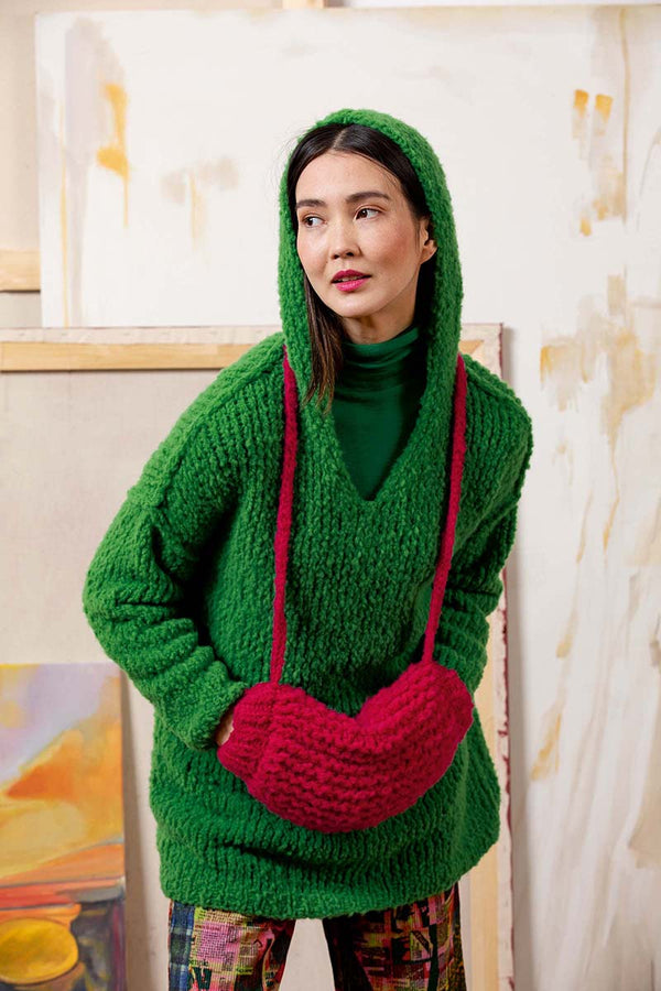 SUE Hand-warmer Pattern Kit in PHOENIX by LANGYARNS | Punto 65-009