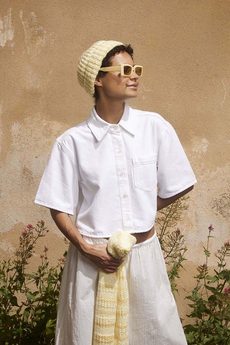 Lang Yarns Knitting Pattern SUMMER GLOW Hat Pattern Bundle in Glow by LANGYARNS | WOOLADDICTS #14-001