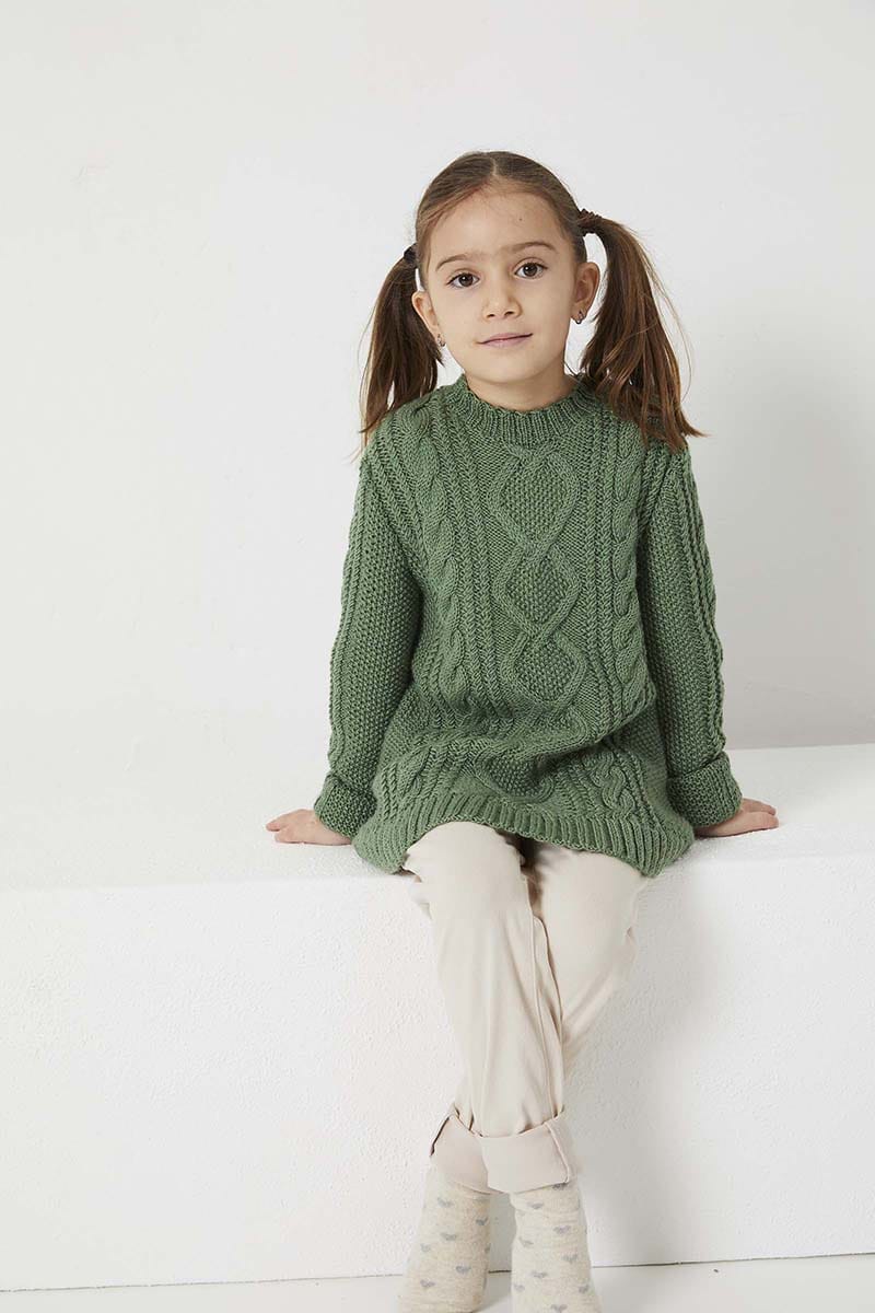 Lang Yarns Knitting Pattern Sweater Pattern Bundle in ATLANTIS by LANGYARNS | Punto 41-014