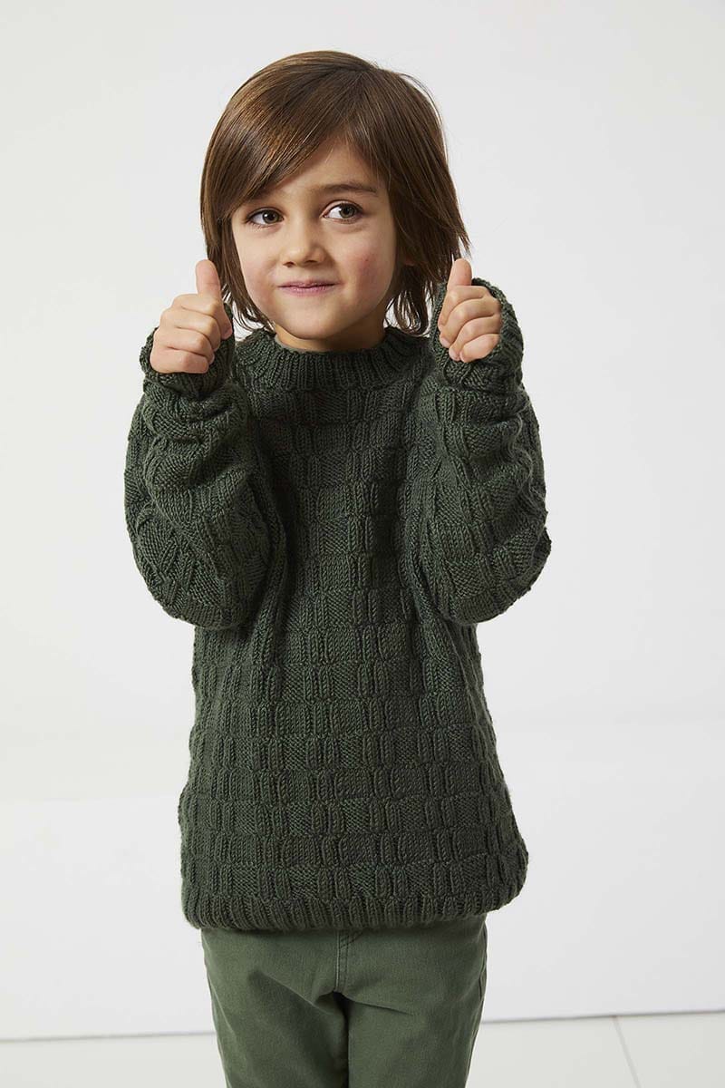 Lang Yarns Knitting Pattern Sweater Pattern Bundle in ATLANTIS by LANGYARNS | Punto 41-024