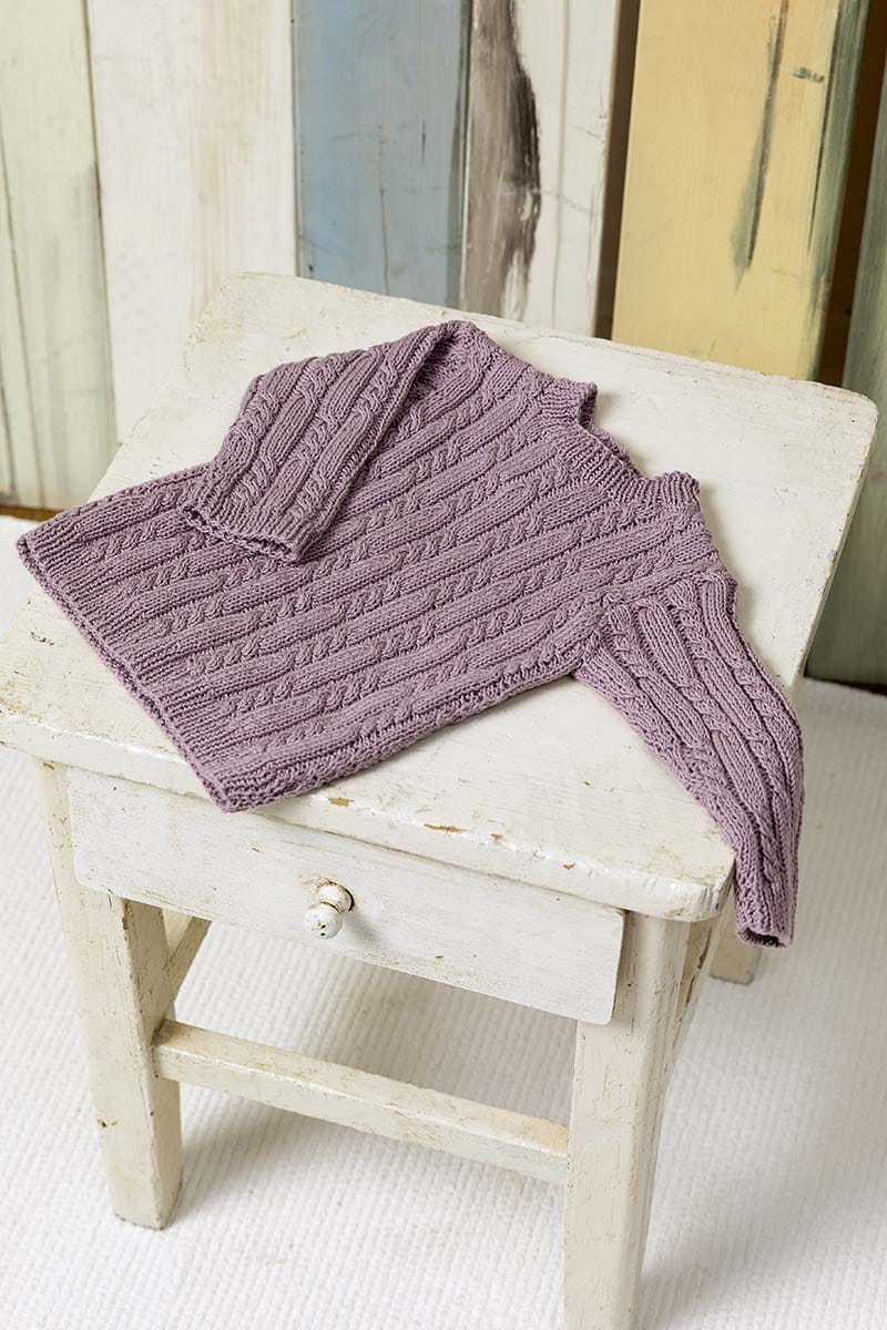 Lang Yarns Knitting Pattern Sweater Pattern Bundle in BABY COTTON by LANGYARNS | Punto 25-004