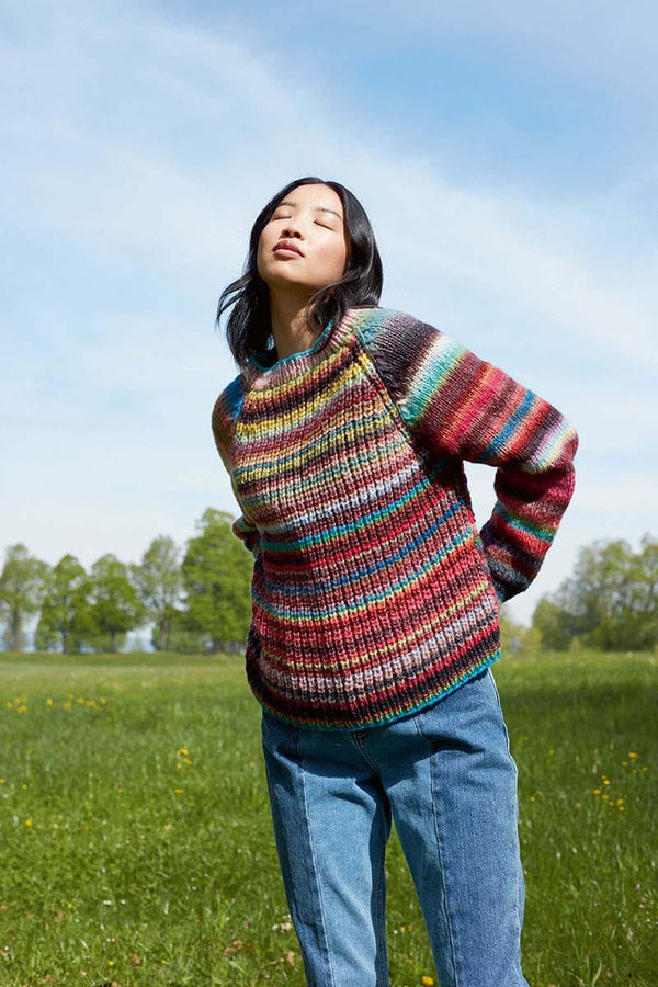 SWEATER Pattern Kit in CLOUD by LANGYARNS | Punto 45-004
