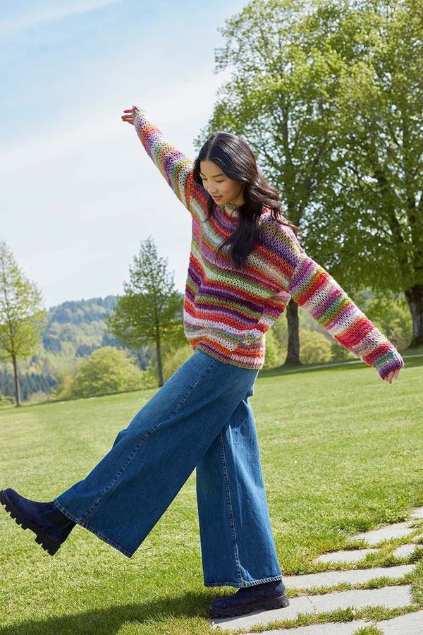 SWEATER Pattern Kit in CLOUD by LANGYARNS | Punto 45-005