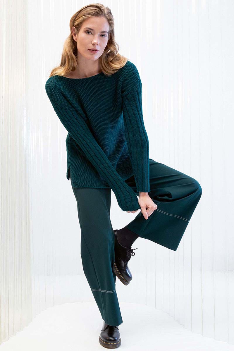 Lang Yarns Knitting Pattern Sweater Pattern Bundle in Merinoplus by LANGYARNS | Punto 55-002