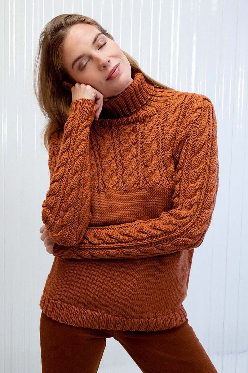 Lang Yarns Knitting Pattern Sweater Pattern Bundle in Merinoplus by LANGYARNS | Punto 55-006