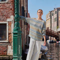 Lang Yarns Knitting Pattern SYDNEY Sweater Pattern Bundle in Illusion by LANGYARNS | Punto 91-011